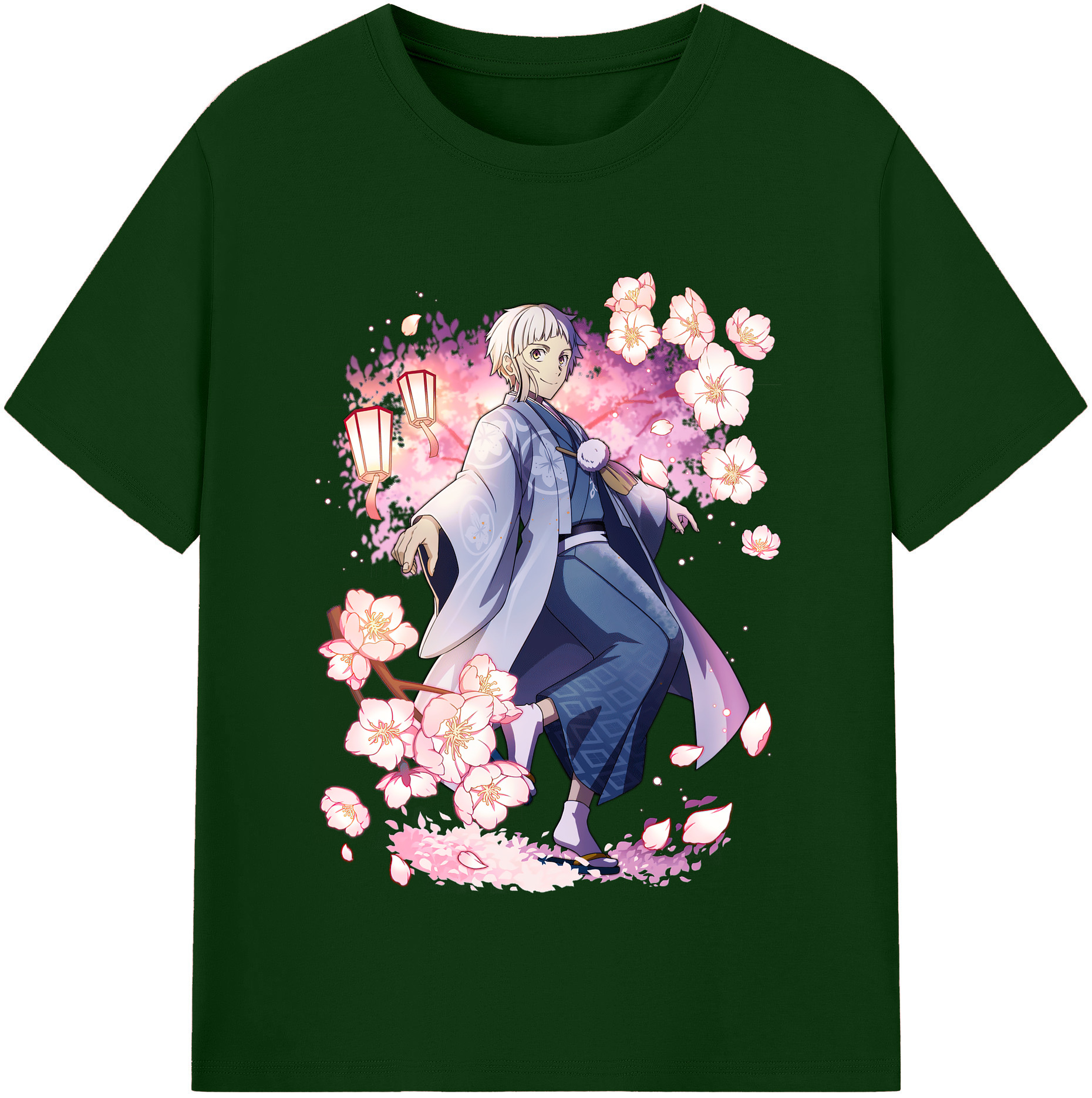 （画像用） 文豪ストレイドッグス Bungo Stray Dogs 綿100％半袖Tシャツ（フロントプリント）